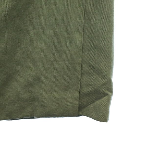 ウールブレンド ミディ丈 スカート 38 カーキ レディース