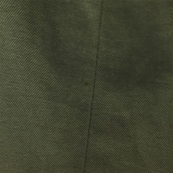 ウールブレンド ミディ丈 スカート 38 カーキ レディース