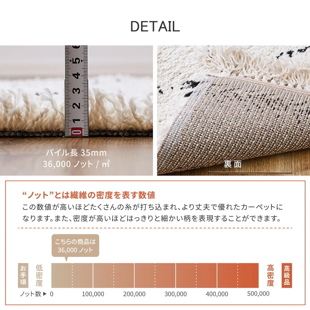 【ウィルトンラグ 約133×190cm】ベニワレン風デザイン&ふっくらシャギー!高級感あふれるおしゃれラグ【床暖房OK】 【ウィルトンラグ 約133×190cm】ベニワレン風デザイン&ふっくらシャギー!高級感あふれるおしゃれラグ【床暖房OK】