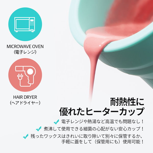 Qoo10] アロング 【公式】韓国 セルフワックス脱毛フルキッ