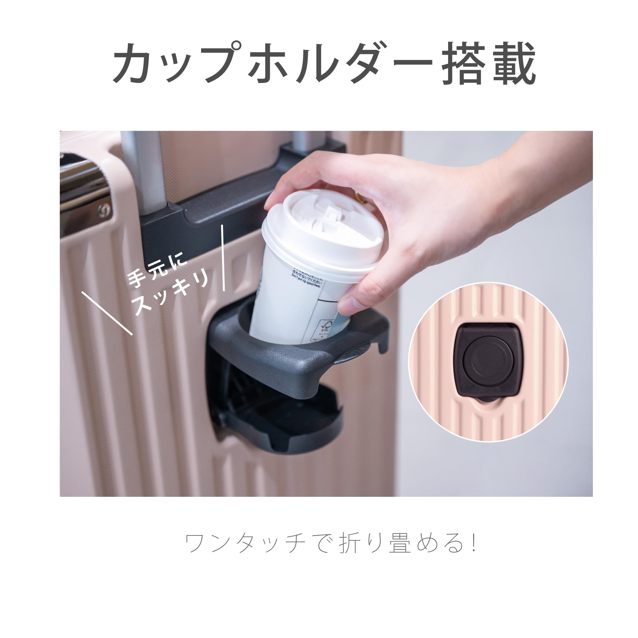 [サインキングダム] 【2025年新登場 】スーツケース キャリーケース 機内持ち込み キャリーバッグ sサイズ 40L 耐衝撃 USBポート付き カップホルダー付き ダブルキャスター 軽量設計 スト