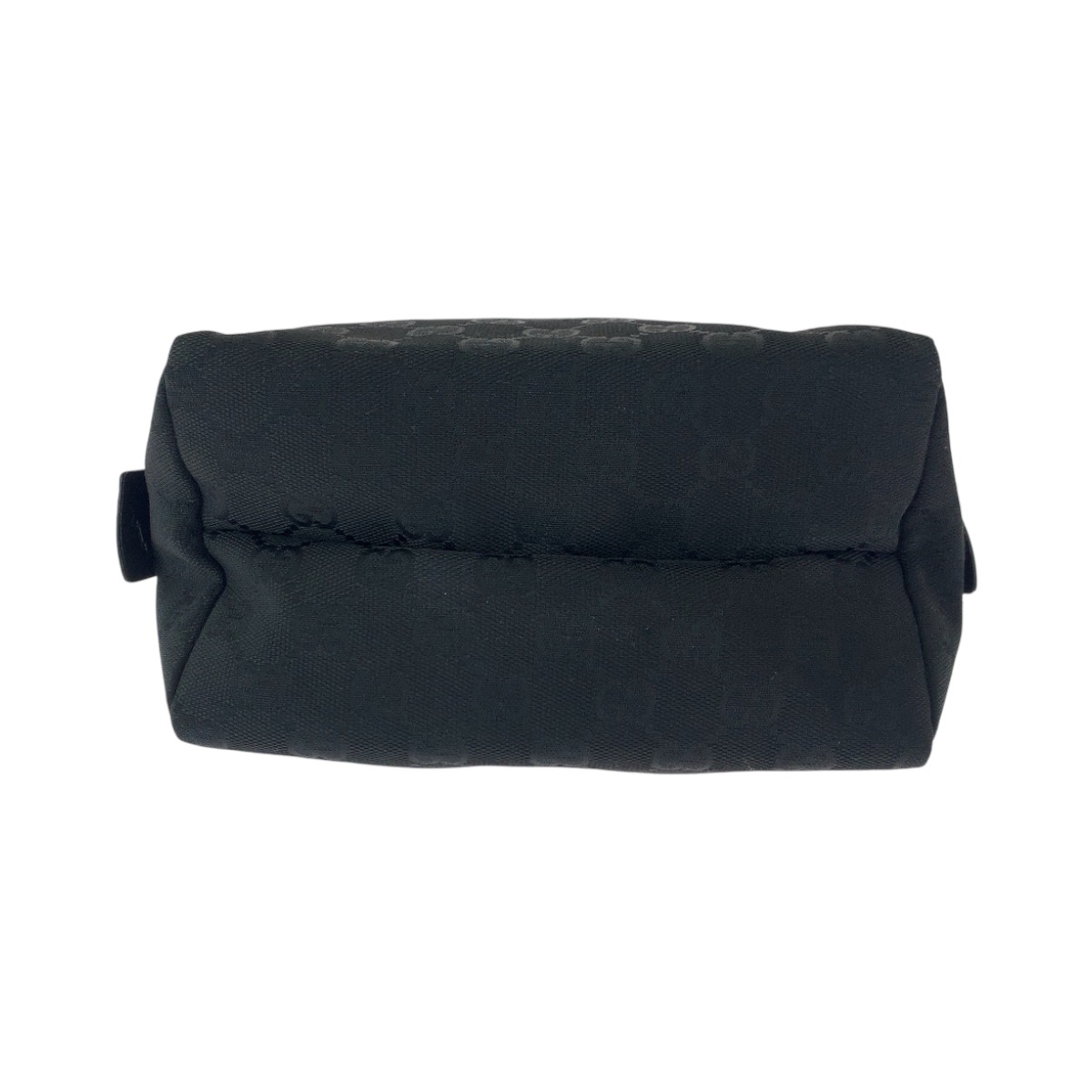 美品 ブラック 黒 シルバー金具 GGキャンバス 124542 ハンドバッグ レディース 501759