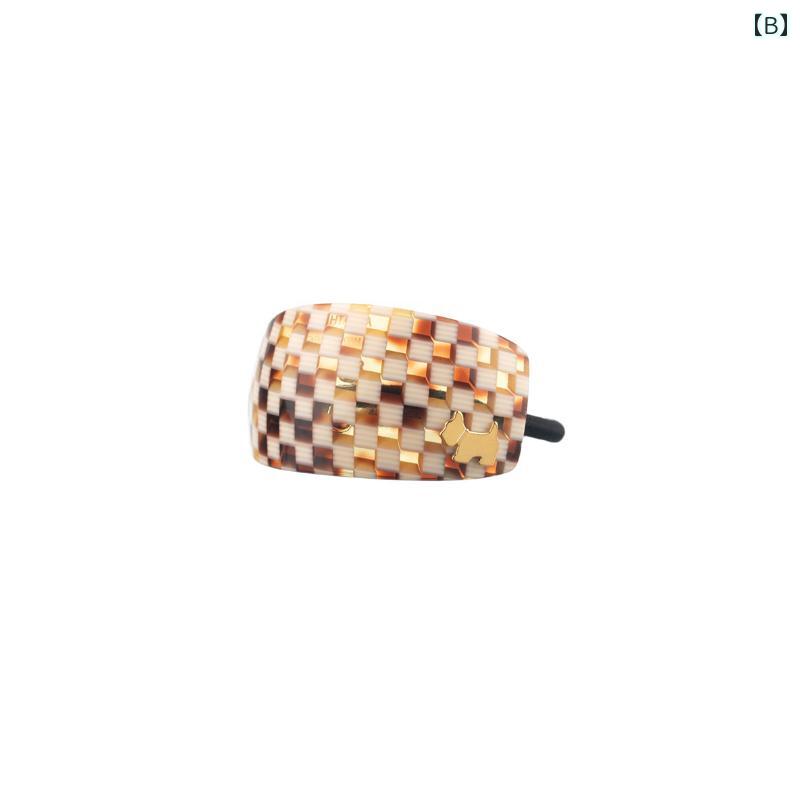ヘアクリップ レディース バンス アクセサリー 髪飾り 髪留め かわいい 犬 チェッカーボード ヘアクリップ レディース バンス アクセサリー 髪飾り 髪留め かわいい 犬 チェッカーボード