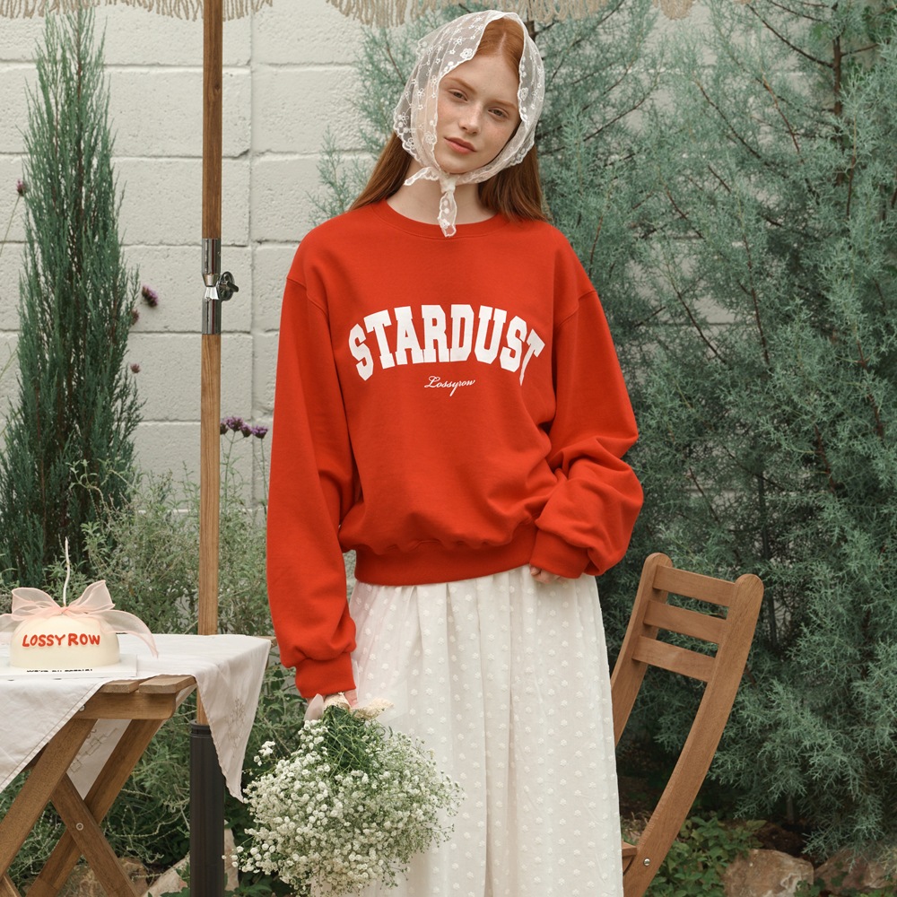 Stardust sweatshirt Red Stardust sweatshirt Red