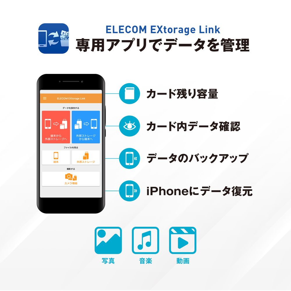 エレコム MR-LC201WH Lightningカードリーダー SD+microSD対応 Type-C変換アダプタ付属 ケーブル7cm(ホワイト) MRLC201WH エレコム MR-LC201WH Lightningカードリーダー SD+microSD対応 Type-C変換アダプタ付属 ケーブル7cm(ホワイト) MRLC201WH