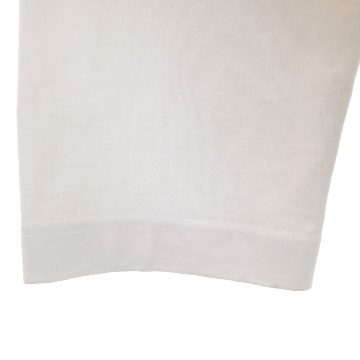 長袖 ハーフジップ Tシャツ S 白 ロンT メンズ 古着 長袖 ハーフジップ Tシャツ S 白 ロンT メンズ 古着