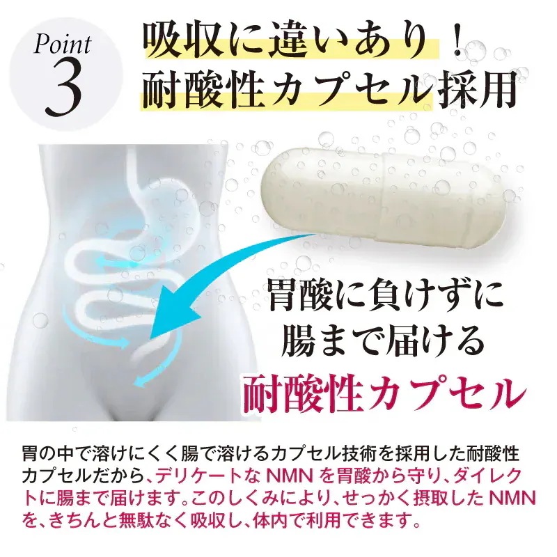 NMN含有量1粒に200mg以上保証 オイロストNMN プラチナム12000（1箱60粒入り）Ｘ12箱セット（約360日分）日本製　高純度