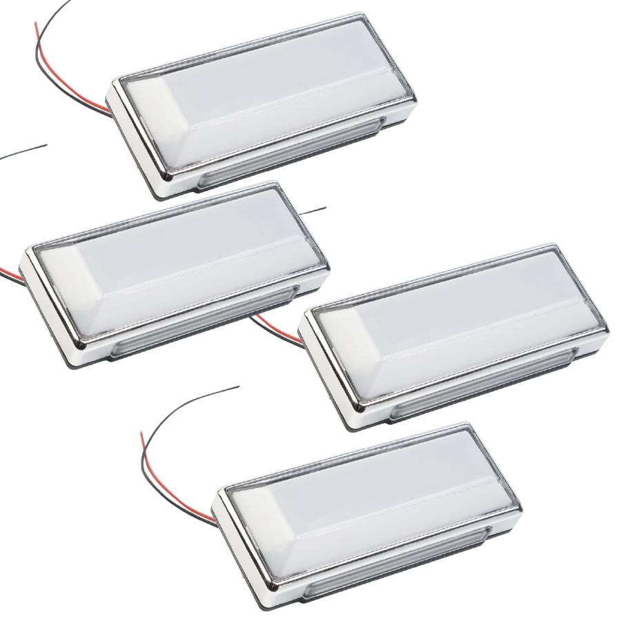 LEDサイドランプ マーカーライト 角型 DC12V24V兼用 8色 同色4個セット LEDサイドランプ マーカーライト 角型 DC12V24V兼用 8色 同色4個セット