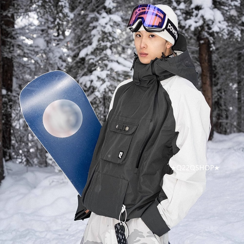 スノボウェア 2024 2025 上下セット メンズ レディース アウター ジャケット パーカー パンツ ズボン ウィンタースポーツ スノーボードウェア スキーウェア スノーウェア 防水防寒 韓国風