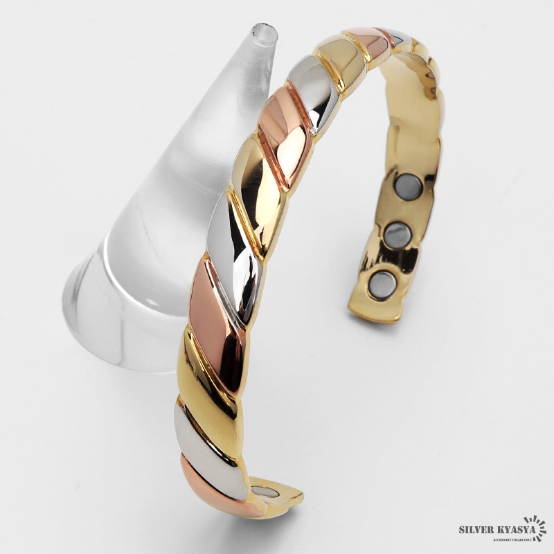 磁気 ３色バングル [b560]