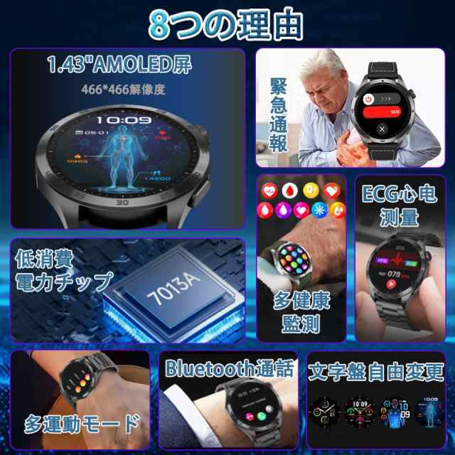 スマートウォッチ 血糖値 日本製センサー BMI 尿酸値 血圧測定 血中酸素 脂質 体温監視 心拍数 活動量計 歩数計 iPhone Android対応 agesugi_ssm 49 スマートウォッチ 血糖値 日本製センサー BMI 尿酸値 血圧測定 血中酸素 脂質 体温監視 心拍数 活動量計 歩数計 iPhone Android対応 agesugi_ssm 49