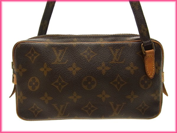 ルイヴィトン Louis Vuitton ショルダーバッグ /斜め掛けショルダー /メンズ可 /ポシェットマルリーバンドリエール モノグラム M51828 ブラウン モノグラムキャンバス (あす楽対応 ルイヴィトン Louis Vuitton ショルダーバッグ /斜め掛けショルダー /メンズ可 /ポシェットマルリーバンドリエール モノグラム M51828 ブラウン モノグラムキャンバス (あす楽対応