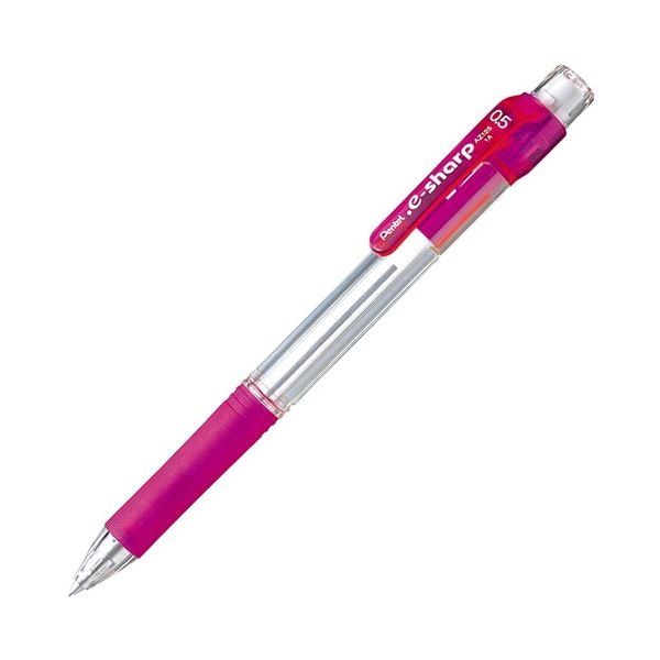 （まとめ） ぺんてる ドットイー シャープペンシル0.5mm （軸色：5色／各色1本） XAZ125-5 1パック (×10セット)