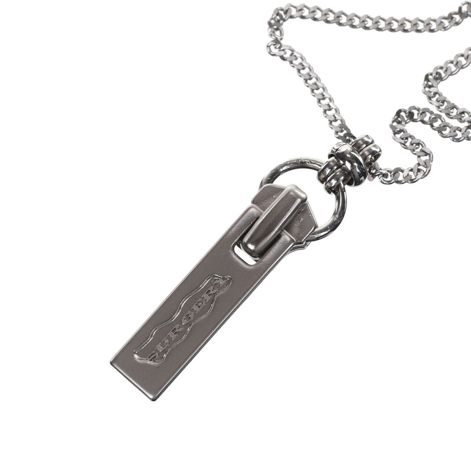 【SURGERY】 SURGERY OPERATINGROOM LOGO ZIPPER SLIDER NECKLACE 【SURGERY】 SURGERY OPERATINGROOM LOGO ZIPPER SLIDER NECKLACE