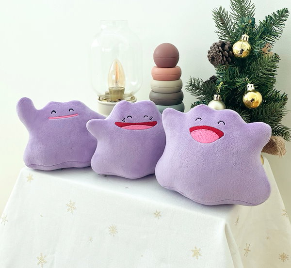 Qoo10] 任天堂 ポケモン メタモンぬいぐるみキーホルダー