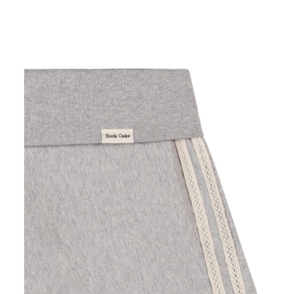 ROCKCAKE Banding Track Shorts Gray RC25PT12400GR ROCKCAKE Banding Track Shorts Gray RC25PT12400GR