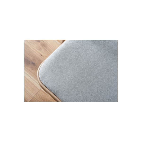 折りたたみ椅子 幅47x奥行45x高さ79x座面高48cm グレー スチール 完成品