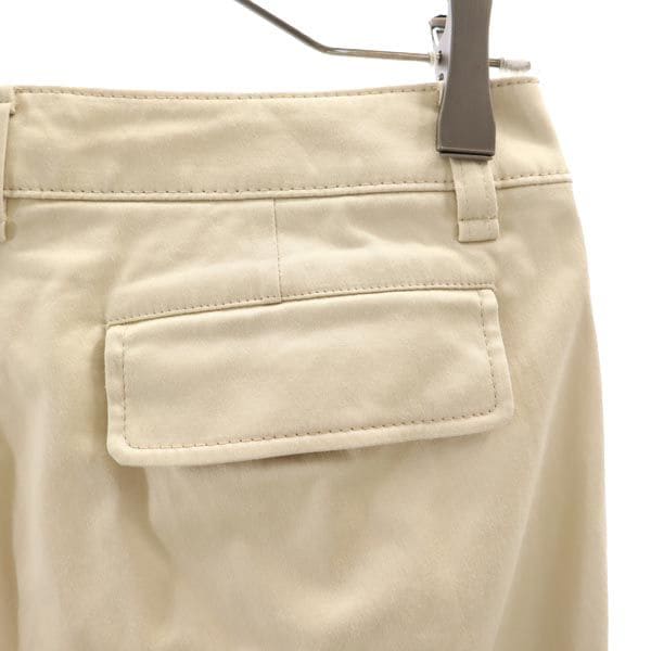 日本製 三陽商会 フレア ロングパンツ 36 ベージュ レディース