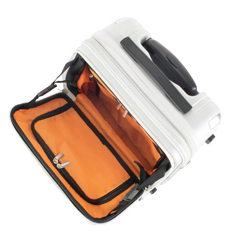 トラベリスト　トップオープン 拡張機能付きスーツケース 機内持込サイズ レスト ［TSAロック搭載］ マットレッド　76-25073