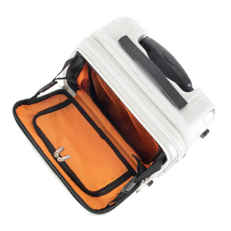 トラベリスト　トップオープン 拡張機能付きスーツケース 機内持込サイズ レスト ［TSAロック搭載］ マットレッド　76-25073