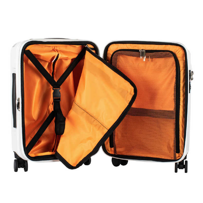 トラベリスト　トップオープン 拡張機能付きスーツケース 機内持込サイズ レスト ［TSAロック搭載］ マットレッド　76-25073