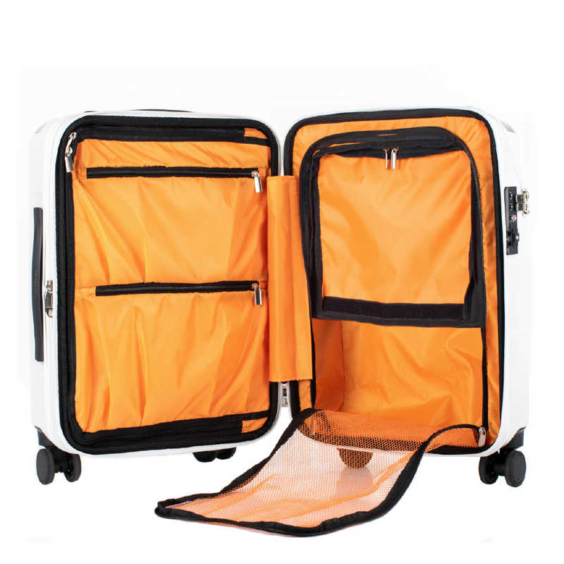 トラベリスト　トップオープン 拡張機能付きスーツケース 機内持込サイズ レスト ［TSAロック搭載］ マットレッド　76-25073