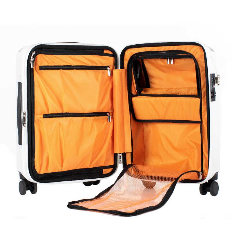 トラベリスト　トップオープン 拡張機能付きスーツケース 機内持込サイズ レスト ［TSAロック搭載］ マットレッド　76-25073