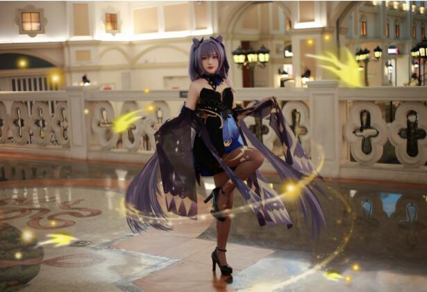 仮装 変装 ハロウィン コスチューム コスプレ衣装 刻晴 Genshin げんしん 原神 スーツ ハロウィン 2023年新作入荷コスプレ