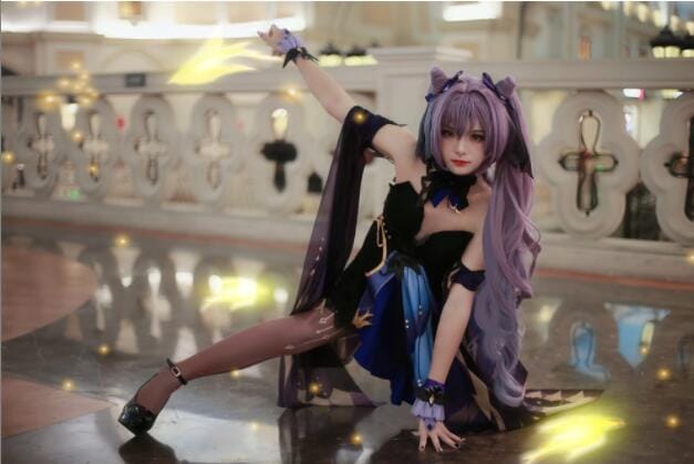 仮装 変装 ハロウィン コスチューム コスプレ衣装 刻晴 Genshin げんしん 原神 スーツ ハロウィン 2023年新作入荷コスプレ