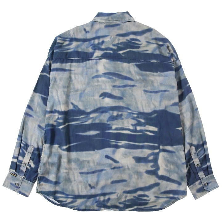 長袖シャツ メンズ S-FLUID-CMF カモフラージュ柄 迷彩柄 オーバーサイズ die-m-t-f8-16y 長袖シャツ メンズ S-FLUID-CMF カモフラージュ柄 迷彩柄 オーバーサイズ die-m-t-f8-16y