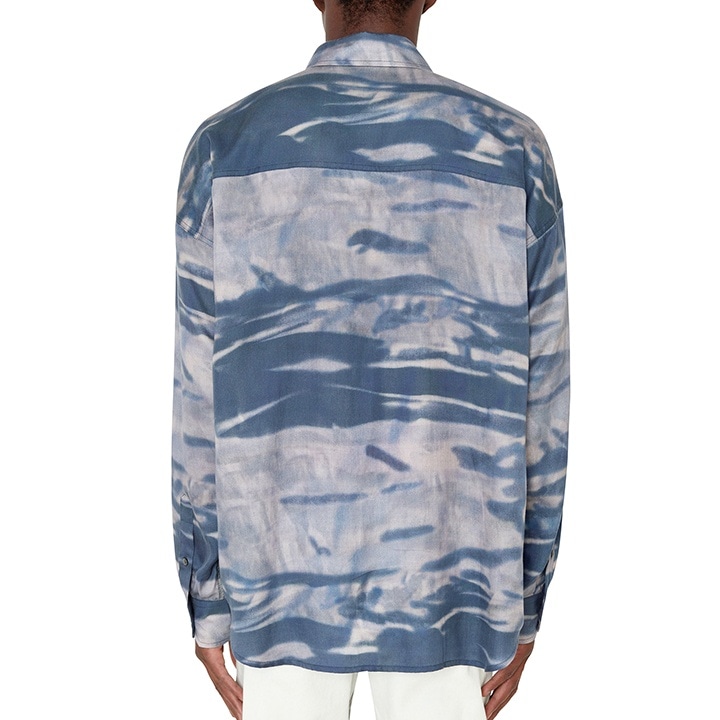 長袖シャツ メンズ S-FLUID-CMF カモフラージュ柄 迷彩柄 オーバーサイズ die-m-t-f8-16y 長袖シャツ メンズ S-FLUID-CMF カモフラージュ柄 迷彩柄 オーバーサイズ die-m-t-f8-16y
