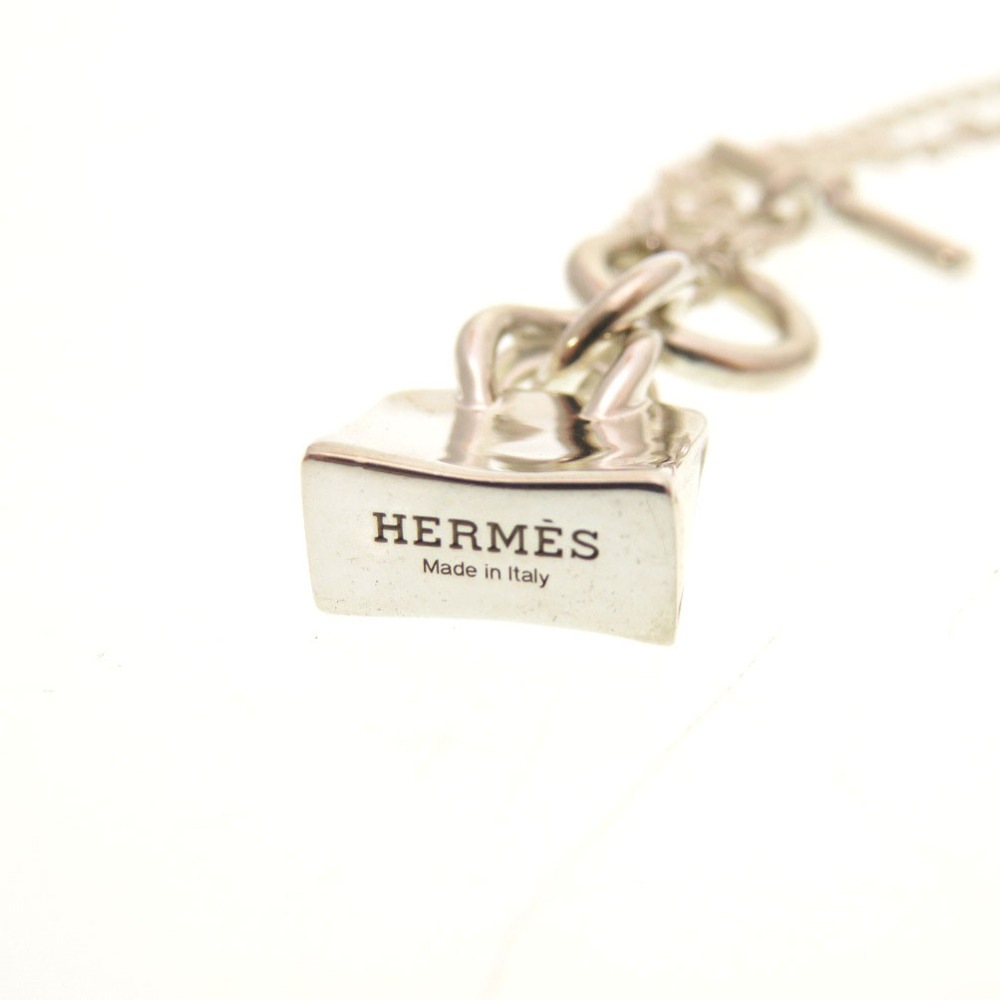 美品 バーキン モチーフ アミュレット ネックレス シルバー925/シルバー925 シルバー 0178【中古】 レディース 美品 バーキン モチーフ アミュレット ネックレス シルバー925/シルバー925 シルバー 0178【中古】 レディース