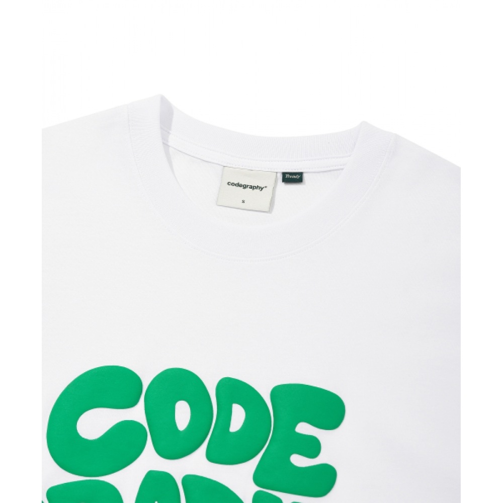 CODEGRAPHY JELLY ロゴ半袖Ｔシャツ_ホワイト