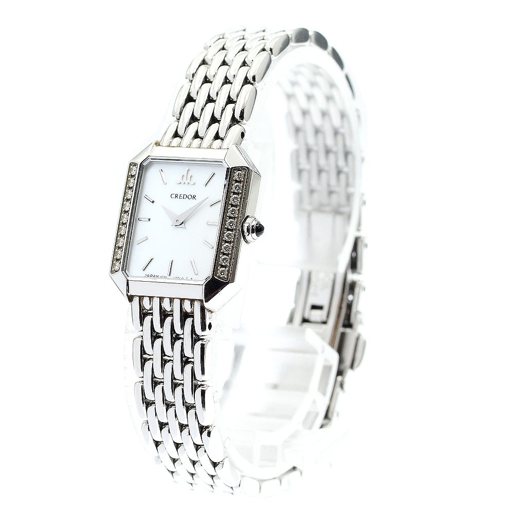 訳あり セイコー SEIKO GSTE889/1E70-0CG0 クレドール シグノ サイドダイヤベゼル クォーツ レディース _905127【中古】 訳あり セイコー SEIKO GSTE889/1E70-0CG0 クレドール シグノ サイドダイヤベゼル クォーツ レディース _905127【中古】