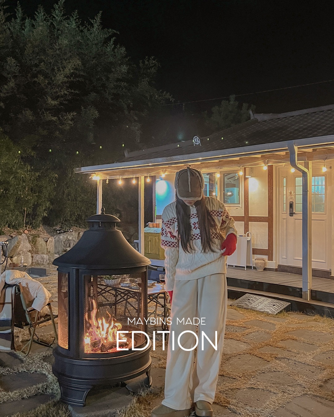 ウエストゴムフリースワイドパンツ韓国ファッション レディース