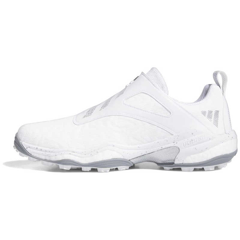 アディダス　ゴルフシューズ コードカオス 25 ボア ［メンズ /27.5cm /幅：2E］ ホワイト×シルバーMET×グレーツー