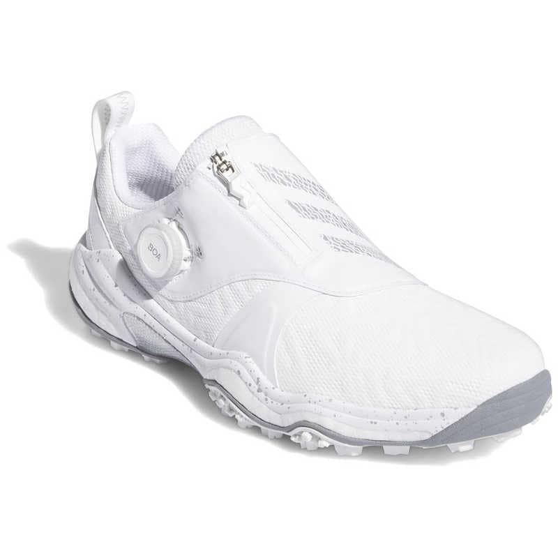 アディダス　ゴルフシューズ コードカオス 25 ボア ［メンズ /27.5cm /幅：2E］ ホワイト×シルバーMET×グレーツー