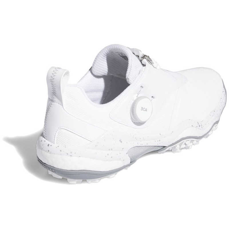 アディダス　ゴルフシューズ コードカオス 25 ボア ［メンズ /27.5cm /幅：2E］ ホワイト×シルバーMET×グレーツー