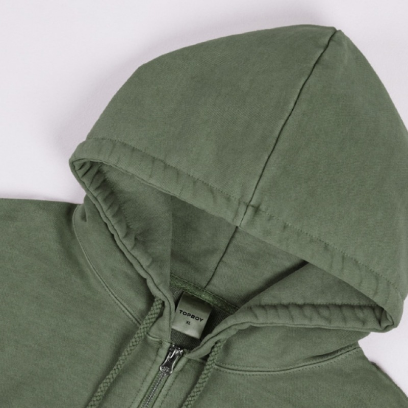 (TOPBOY) ヘビーデューティーピグメントオーバーフィット 2ウェイフード付きジップアップ (TOP137) (TOPBOY) ヘビーデューティーピグメントオーバーフィット 2ウェイフード付きジップアップ (TOP137)