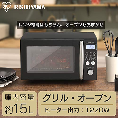アイリスオーヤマ オーブンレンジ 15L : 家電 : アイリスオーヤマ 好評NEW