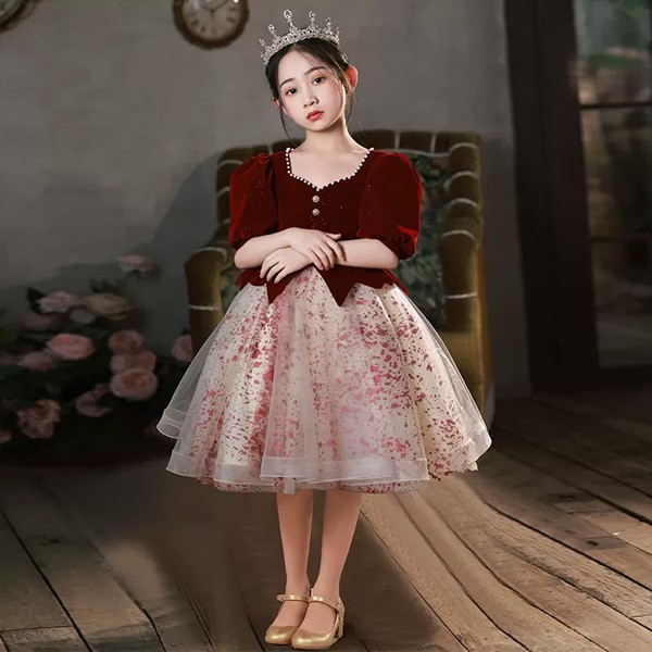 キッズドレス ボリューム袖 リボン ロングドレス ファスナータイプ 袖あり パフ袖 五分袖 ロング丈 膝丈 発表会 ワンピース お姫様 上品 エレガント ゴージャス フォーマル 豪華 誕生日 七五三 キッズドレス ボリューム袖 リボン ロングドレス ファスナータイプ 袖あり パフ袖 五分袖 ロング丈 膝丈 発表会 ワンピース お姫様 上品 エレガント ゴージャス フォーマル 豪華 誕生日 七五三