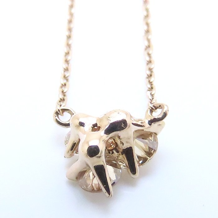 Kashikey カシケイ BDプチ from カシケイ ムク ネックレス ブラウンダイヤモンド0.16ct BPT001 K18BG レディース/294281【中古】