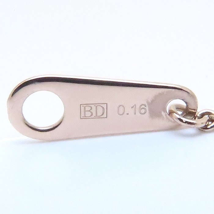 Kashikey カシケイ BDプチ from カシケイ ムク ネックレス ブラウンダイヤモンド0.16ct BPT001 K18BG レディース/294281【中古】