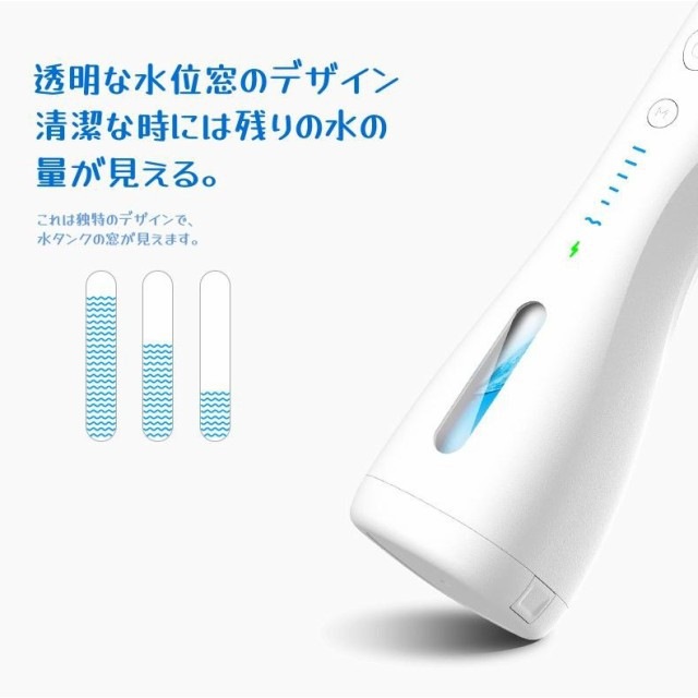 2024年最新 口腔洗浄器 歯垢除去 口内洗浄機 タンクレス 歯間洗浄機 ウォーターフロス IPX7防水