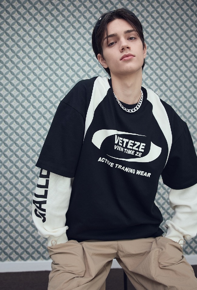 VETEZE] Active Arch Half T-shirts Tシャツ・カットソー