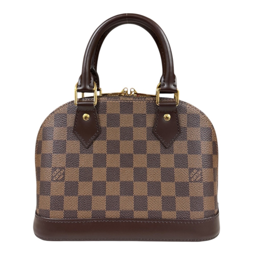 ルイヴィトン アルマBB ダミエ ショルダーバッグ ダミエキャンバス N40606 ブラウン LOUIS VUITTON 中古 美品 ルイヴィトン アルマBB ダミエ ショルダーバッグ ダミエキャンバス N40606 ブラウン LOUIS VUITTON 中古 美品