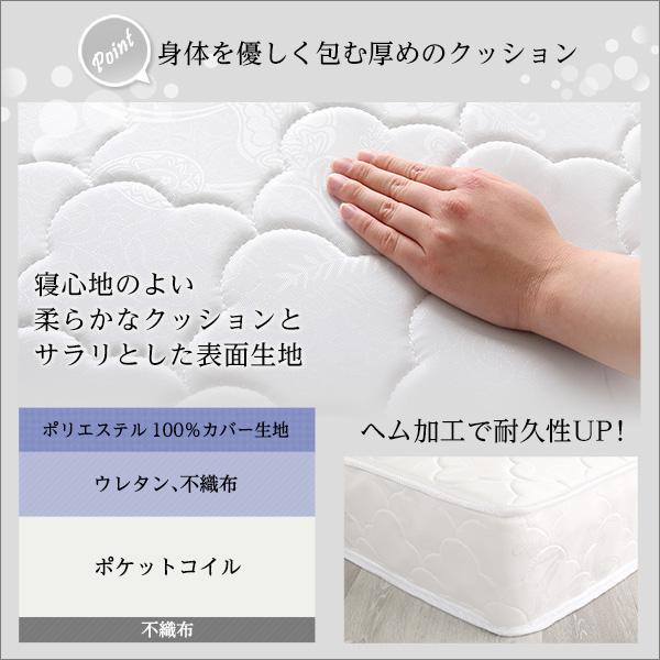 ロール梱包片面仕様ポケットコイルマットレス【Sheera-シェエラ-】キングサイズ ロール梱包片面仕様ポケットコイルマットレス【Sheera-シェエラ-】キングサイズ