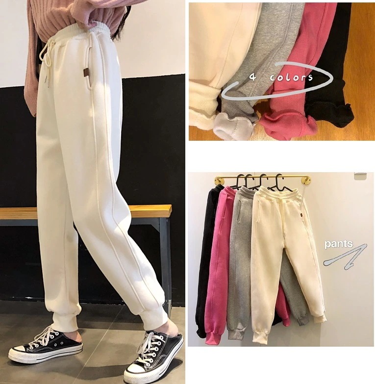 【急速出荷!】【3個セット】ジョガーパンツ ジャージ パンツ レディース 韓国 ファッション オルチャン スポーツ ウエア1506