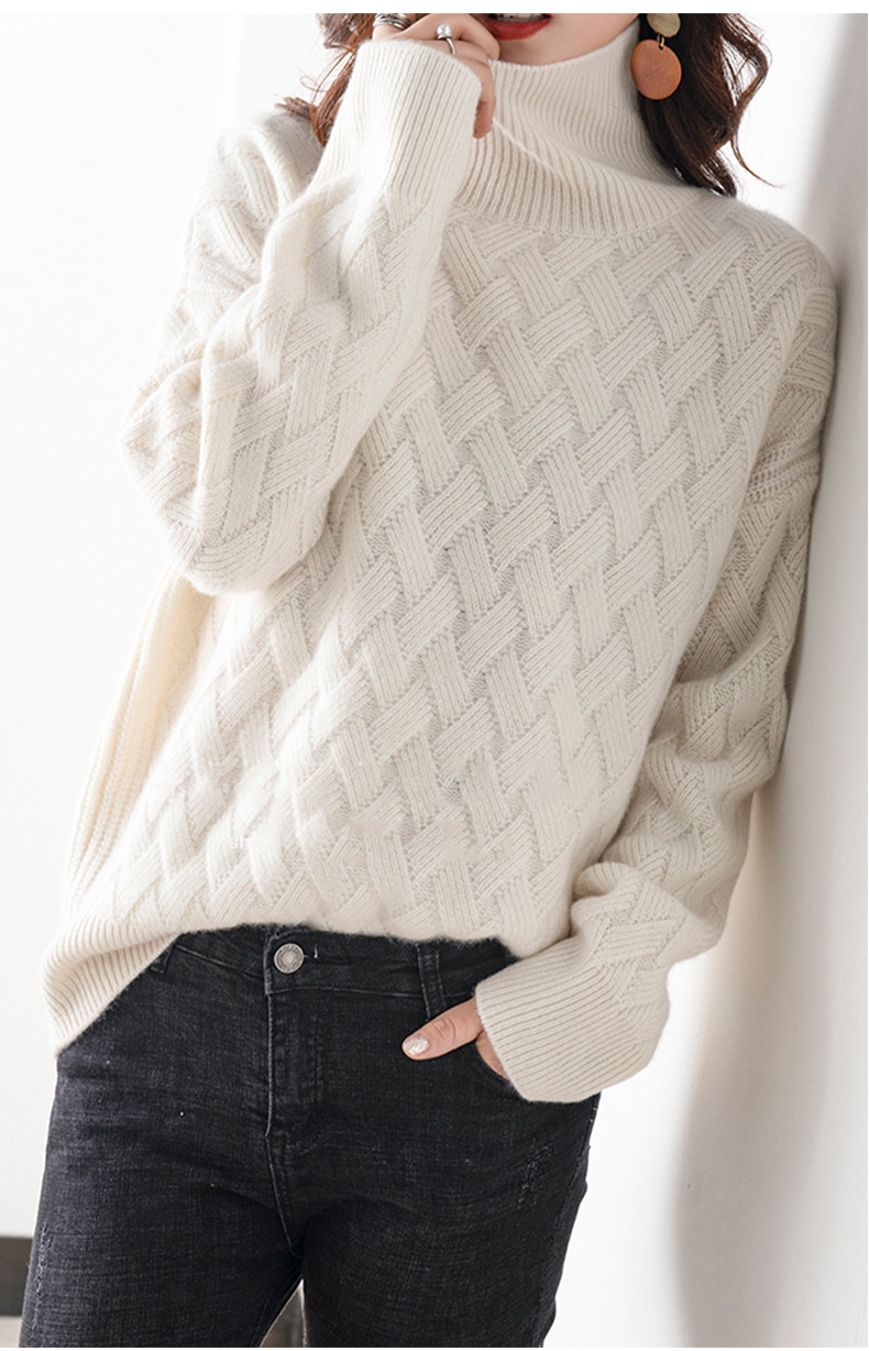 ニットセーター トップス 袖あり 長袖 タートルネック 編み込み ニット かわいい 大人可愛い きれいめ シンプル カジュアル 大人 上品 おしゃれ お洒落 大人女子 こなれ感 柄 冬 20代 30代