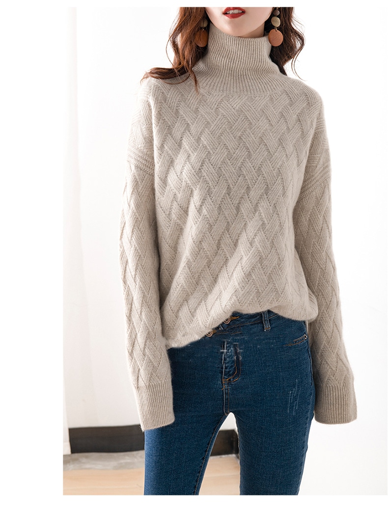 ニットセーター トップス 袖あり 長袖 タートルネック 編み込み ニット かわいい 大人可愛い きれいめ シンプル カジュアル 大人 上品 おしゃれ お洒落 大人女子 こなれ感 柄 冬 20代 30代